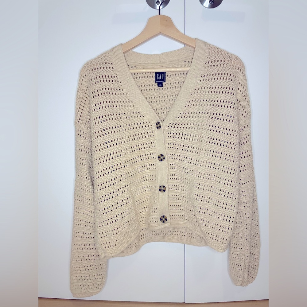 Gap woven cardigan